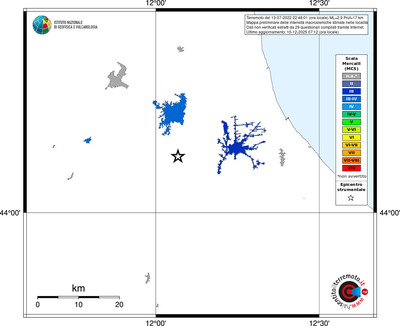 Mappa MCS - territori località
