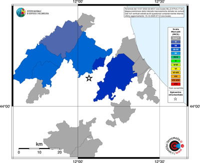 Mappa MCS - territori comuni