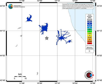 Mappa EMS - territori località