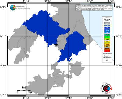 Mappa EMS - territori comuni