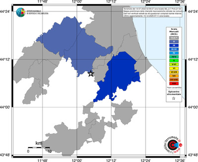 Mappa MCS - territori comuni