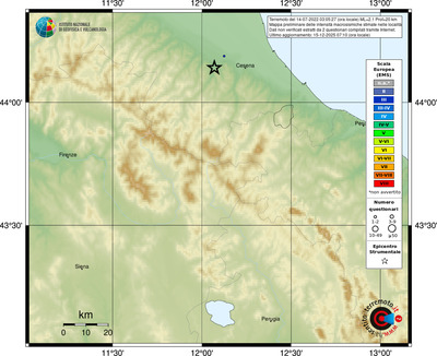 Mappa EMS - località