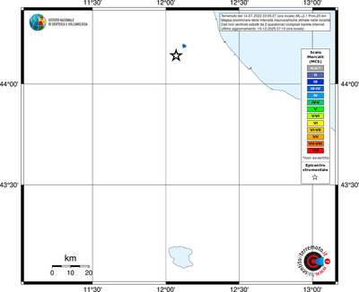 Mappa MCS - territori località