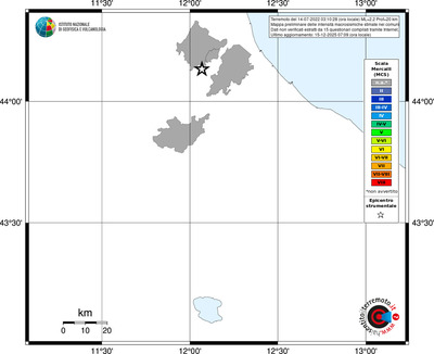 Mappa MCS - territori comuni