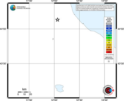 Mappa EMS - territori località