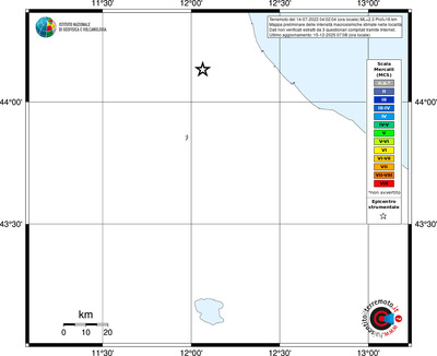 Mappa MCS - territori località