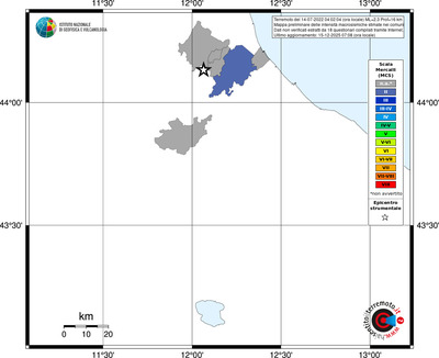 Mappa MCS - territori comuni