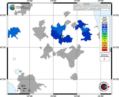 Mappa EMS - territori comuni