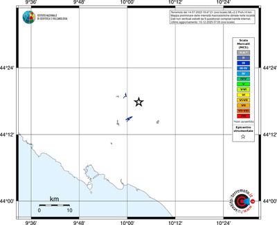 Mappa MCS - territori località