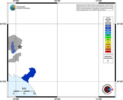 Mappa MCS - territori comuni