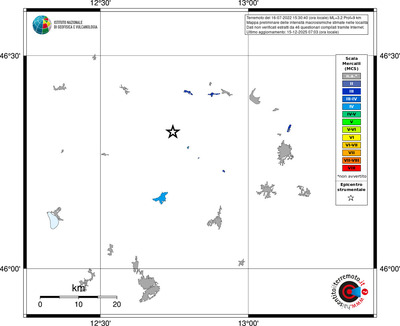 Mappa MCS - territori località