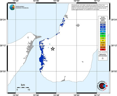 Mappa EMS - territori località