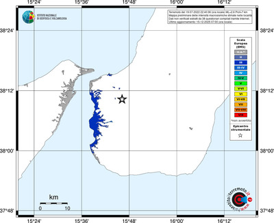 Mappa EMS - territori località
