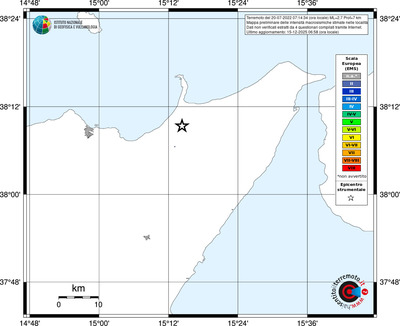Mappa EMS - territori località