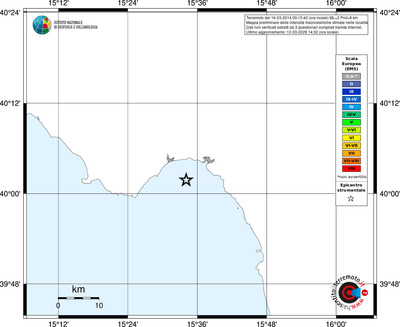 Mappa EMS - territori località