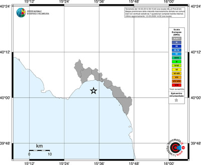 Mappa EMS - territori comuni