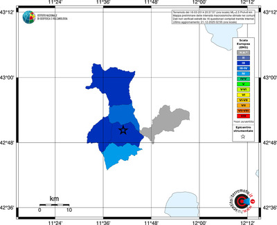 Mappa EMS - territori comuni