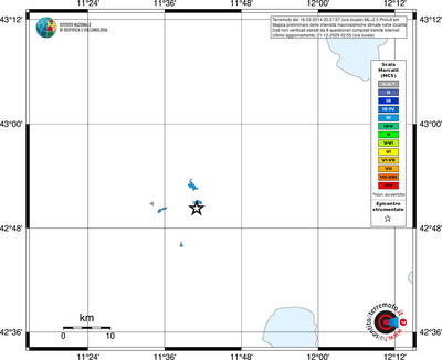 Mappa MCS - territori località