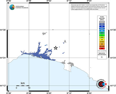 Mappa MCS - territori località