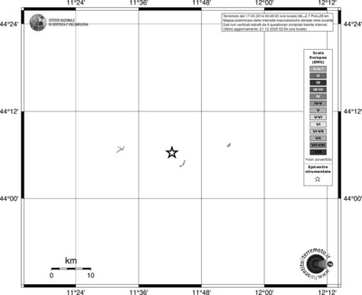 Mappa EMS - territori località