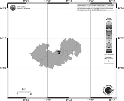 Mappa EMS - territori comuni