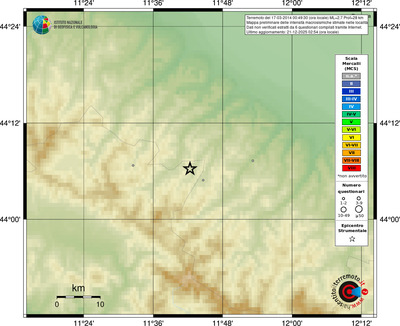 Mappa MCS - località