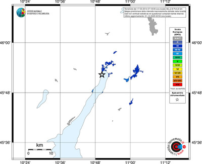 Mappa EMS - territori località