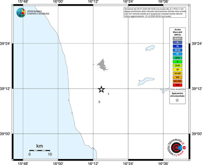 Mappa MCS - territori località