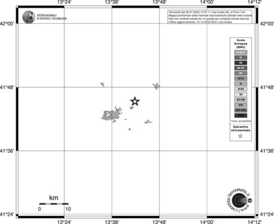 Mappa EMS - territori località