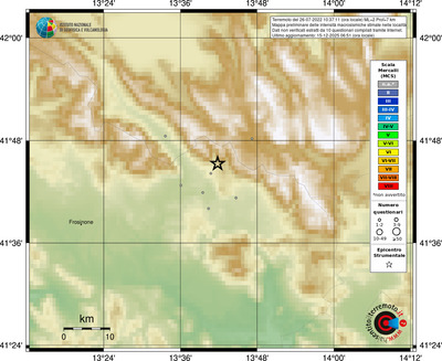 Mappa MCS - località