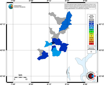 Mappa MCS - territori comuni