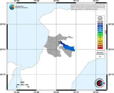 Mappa MCS - territori comuni