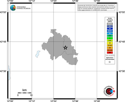 Mappa EMS - territori comuni