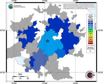 Mappa EMS - territori comuni