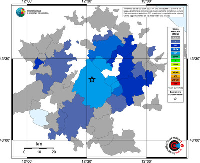Mappa MCS - territori comuni