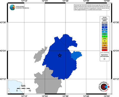 Mappa EMS - territori comuni