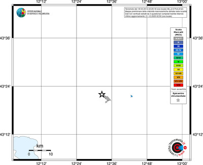 Mappa MCS - territori località