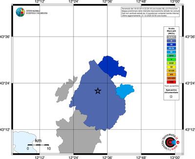 Mappa MCS - territori comuni