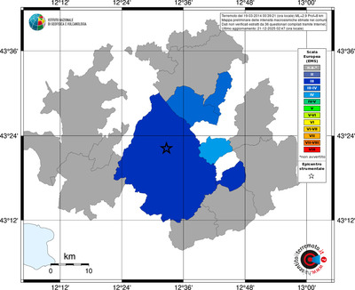Mappa EMS - territori comuni
