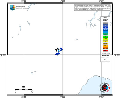 Mappa EMS - territori comuni