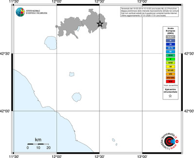 Mappa EMS - territori comuni