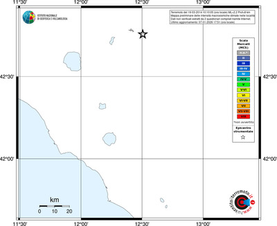 Mappa MCS - territori località
