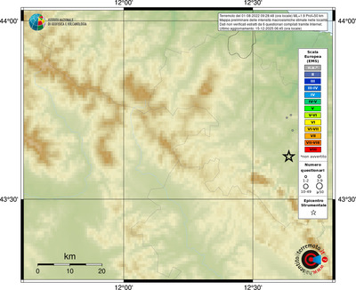 Mappa EMS - località