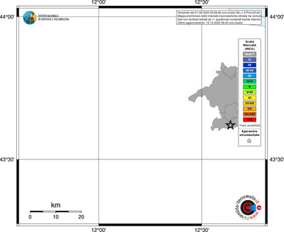 Mappa MCS - territori comuni