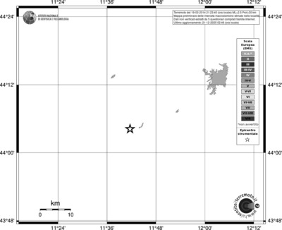 Mappa EMS - territori località