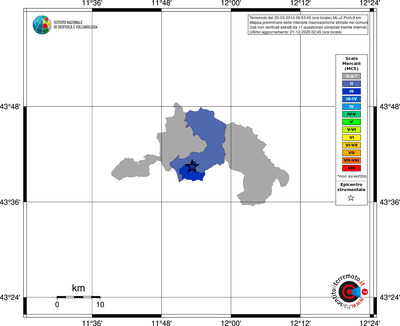 Mappa MCS - territori comuni
