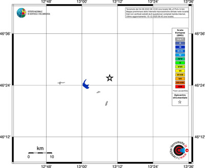 Mappa EMS - territori località