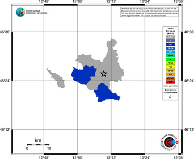 Mappa EMS - territori comuni