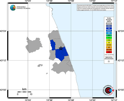 Mappa EMS - territori comuni