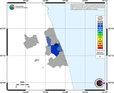 Mappa MCS - territori comuni